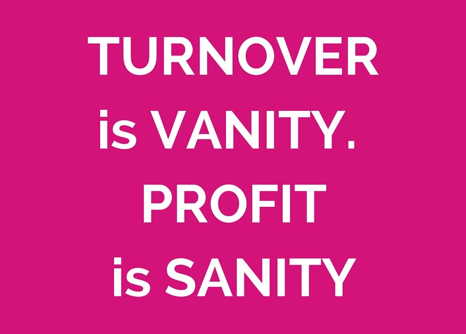 Turnover is vanity