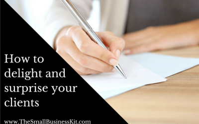 How to delight and surprise clients