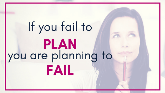 Fail to plan plan to fail